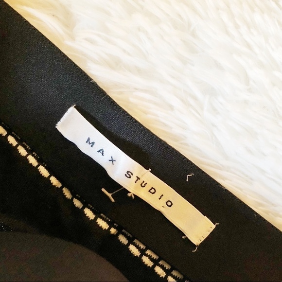 MAX Studio Woven stripe pencil skirt Size M/L - Picture 4 of 4